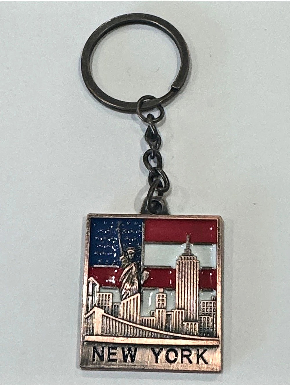 New York skyline keychain Multicolor